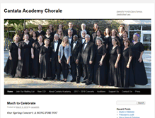 Tablet Screenshot of cantataacademy.org
